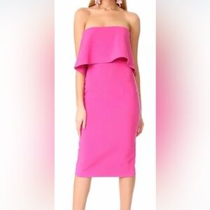 Likely Pink Strapless Dress (size 4) worn once